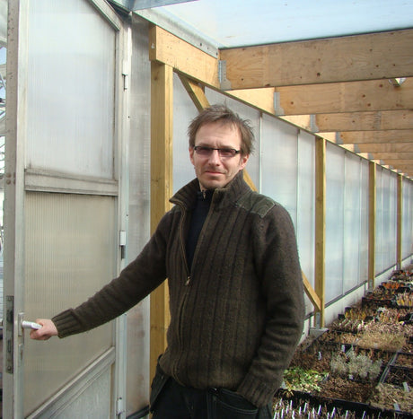 Bengt Håkansson, logistikansvarig på Odla.nu i Kristianstad – ansvar för växthus, lager och hållbar logistik i svensk e-handel med växter och trädgårdsprodukter.