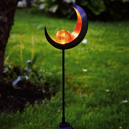 Solcellsdekoration 'Melilla Månskära' Amber