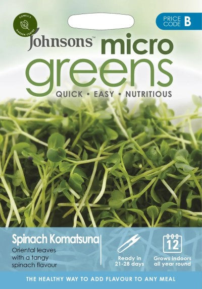 Microgreens Japansk Senapsspenat 'Komatsuna'