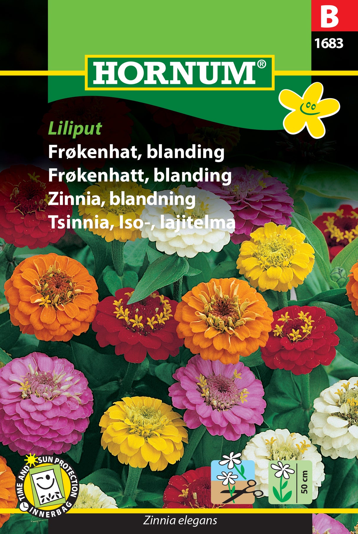 Zinnia Mix 'Liliput' frö