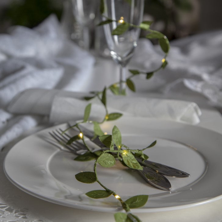 Ljusslinga 'Girland Leaf' Batteri