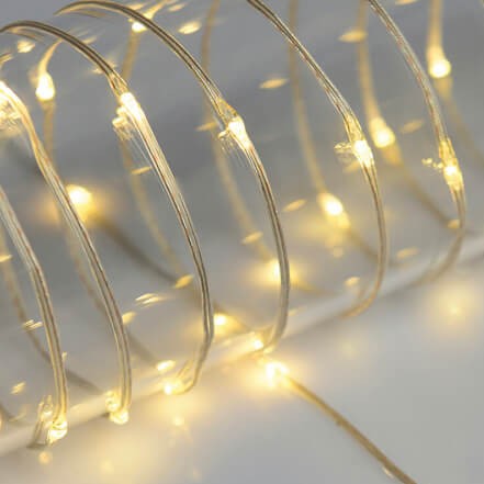 Ljusslinga LED 'Soft-Wire 100' ink Timer 5m Batteri