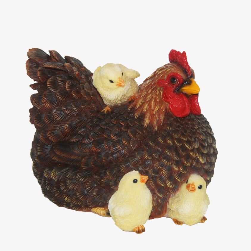 Höna (liggandes) Brun