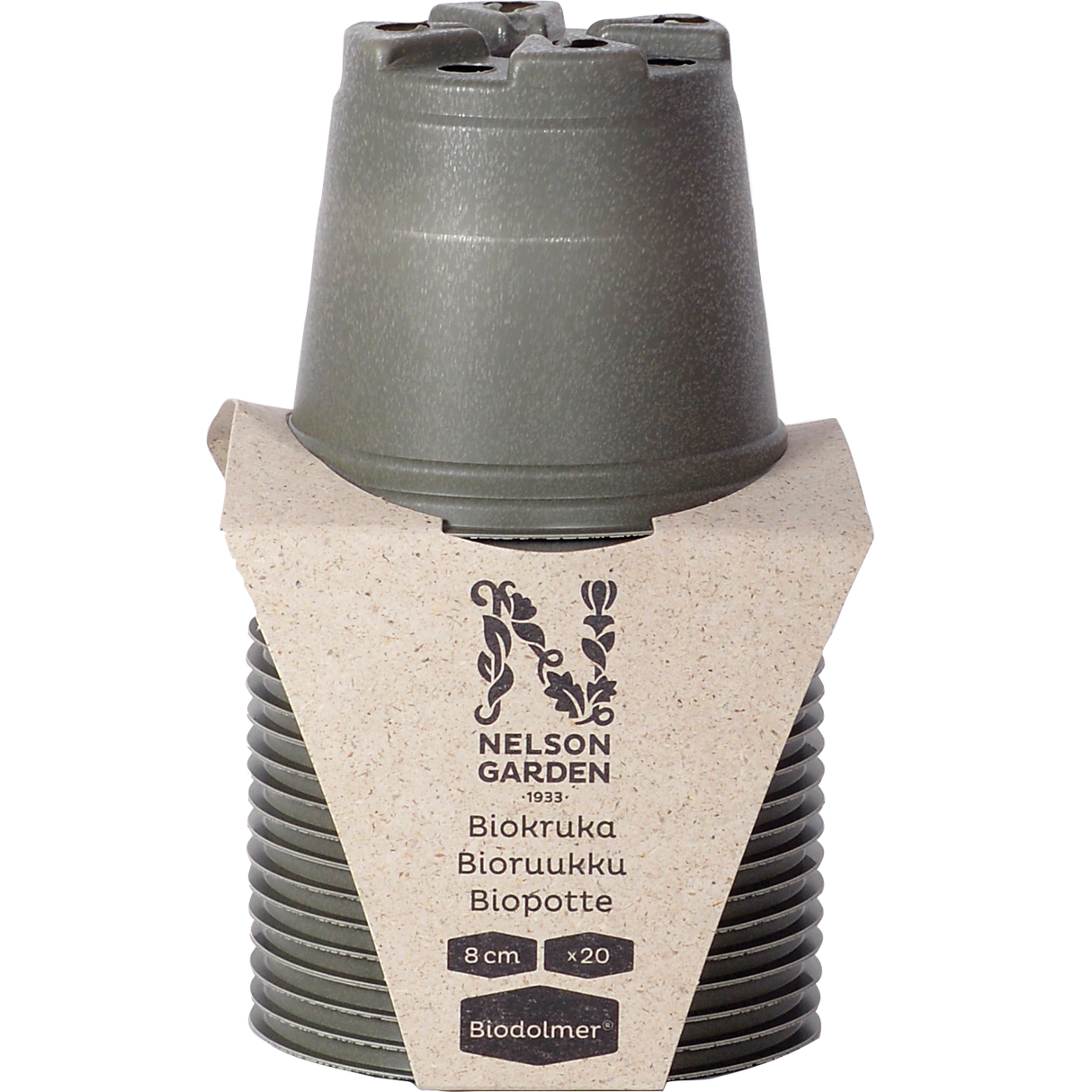 Planteringskruka Rund 8cm - 20-p