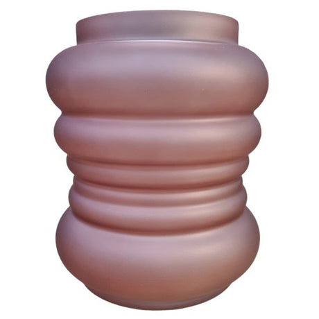 Glasvas 'Small Grounded Red'