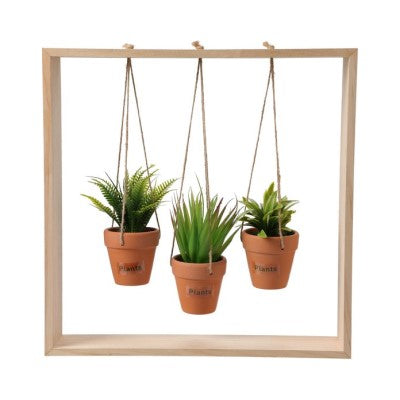 Dekoration KonstvÀxt i Ram 35x35cm