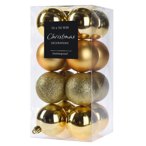 Xmas Julgranskula 5cm Guldmix