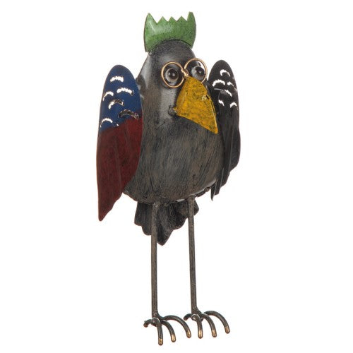 Uggla i Hamrad Plåt Blå 30cm