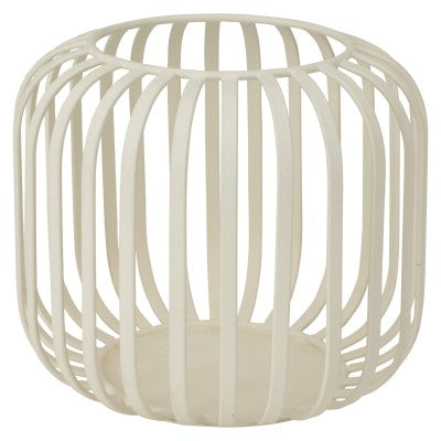 Lykta 'Galler' 15x13cm Vit