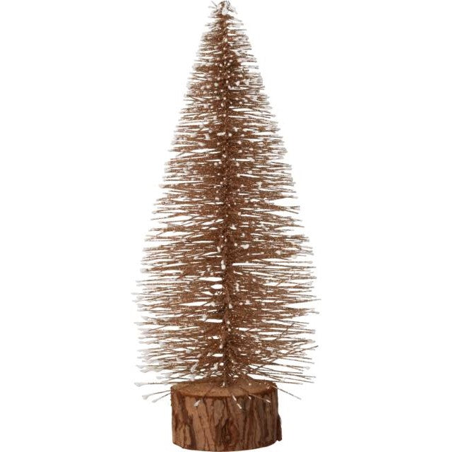 Xmas Deco Julgran 'Glitter' 25cm Guld