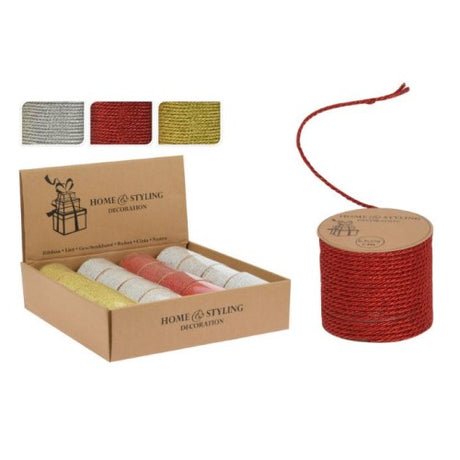 Dekorationssnöre Silver 4m