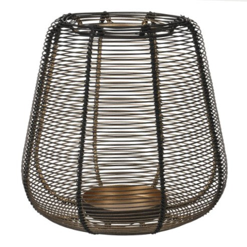 Värmeljushållare 21cm Svart