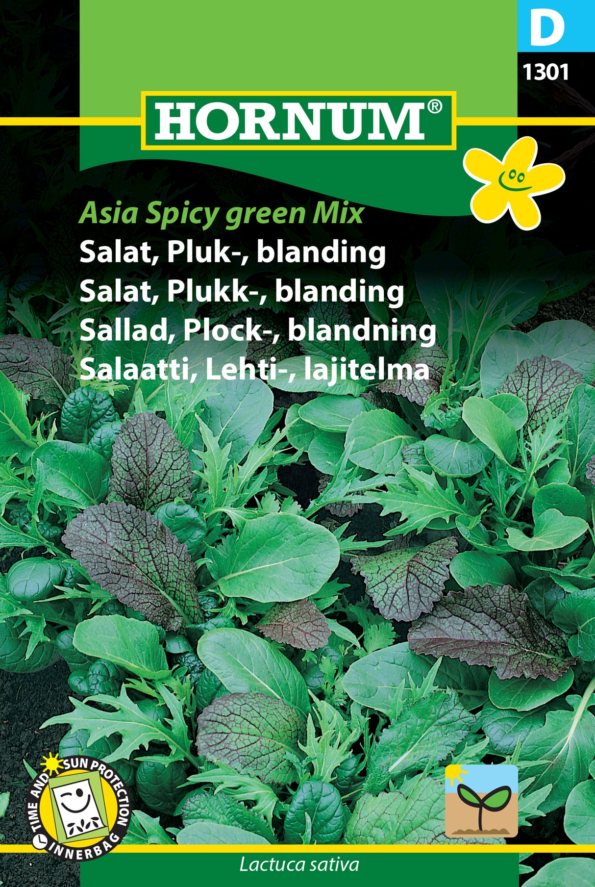 Plocksallat 'Asian Spicy Green' frö