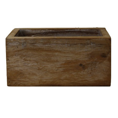 Trälåda natur D19x9cm