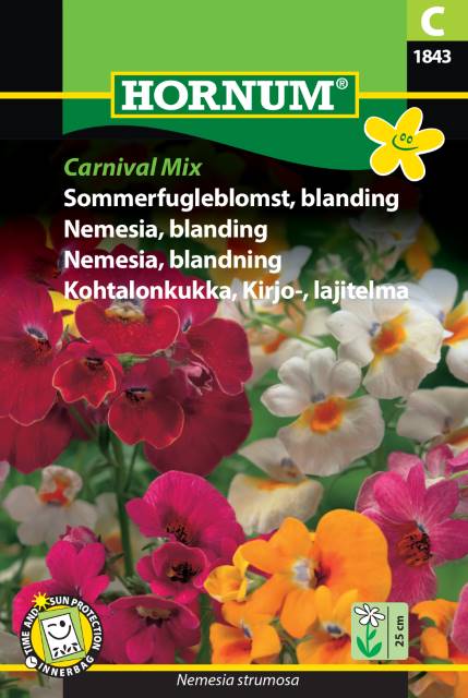 Nemesia Mix 'Carnival' frö