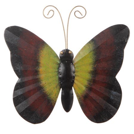 FjÀril vÀgg i hamrad plÄt Röd-Lime 41cm