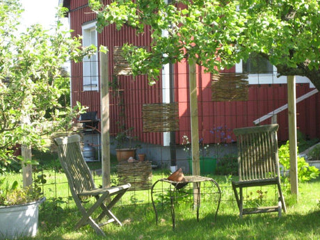Planera trädgården på vintern – Karins designtips för trädgårdsdesign: funktion & ambition, materialval, växtval, belysning, utblickar och insynsskydd som sparar tid och pengar.