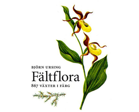 Fältflora – 867 växter i färg: svensk fälthandbok om vildfloran, 21:a upplagan med uppdaterad botanik enligt internationellt system, ormbunksväxter, bestämningsnycklar och illustrationer av Björn Ursing och Björn Gidstam.