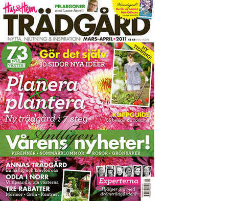 Hus & Hem Trädgård special – inspiration och praktiska tips för drömträdgård och odling hemma, från växthus till balkong, med exklusiva erbjudanden via Odla.nu