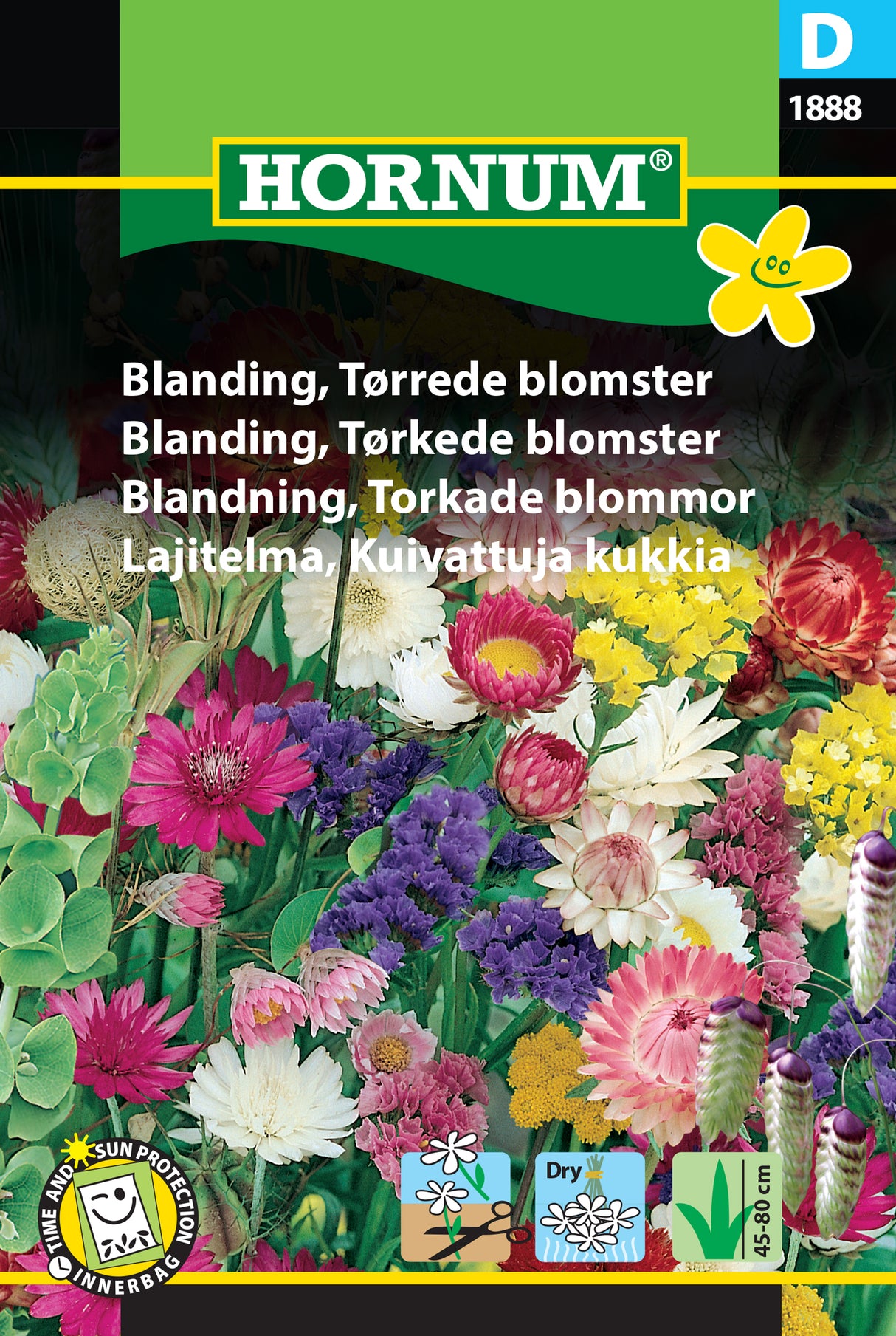 Blomsterprakt Mix 'Torkade Blommor' frö