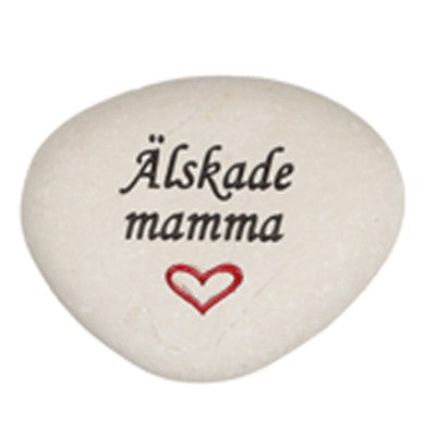 Sten 'Älskade Mamma' 8cm