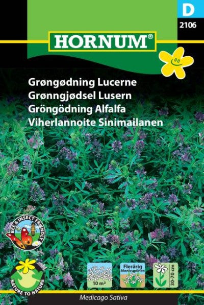 Gröngödning Alfalfa - Jordförbättrare