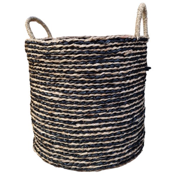 Korg 'Seagrass' Natur och Svart H35xD35cm