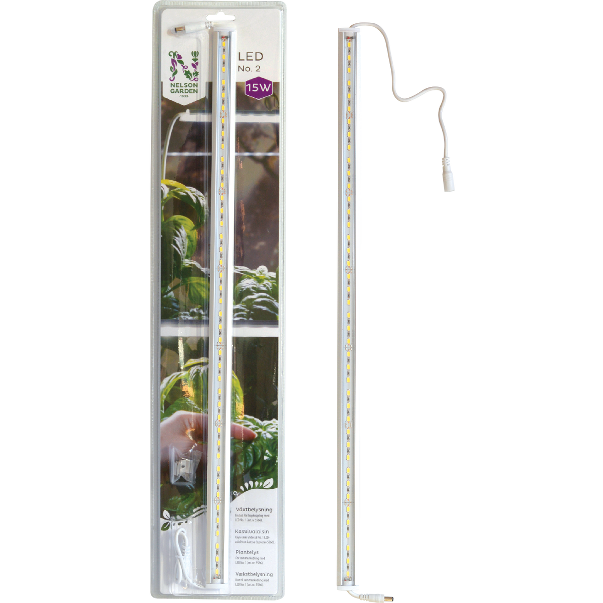 Växtbelysning LED No.2 60cm 15W utan adapter