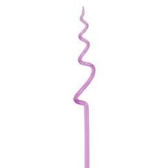 HORNUM Orkidépinne 'Akryl Spiral' Matt Mörkrosa