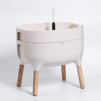 Odlingslåda 'Urbalive Low Planter' Ivory