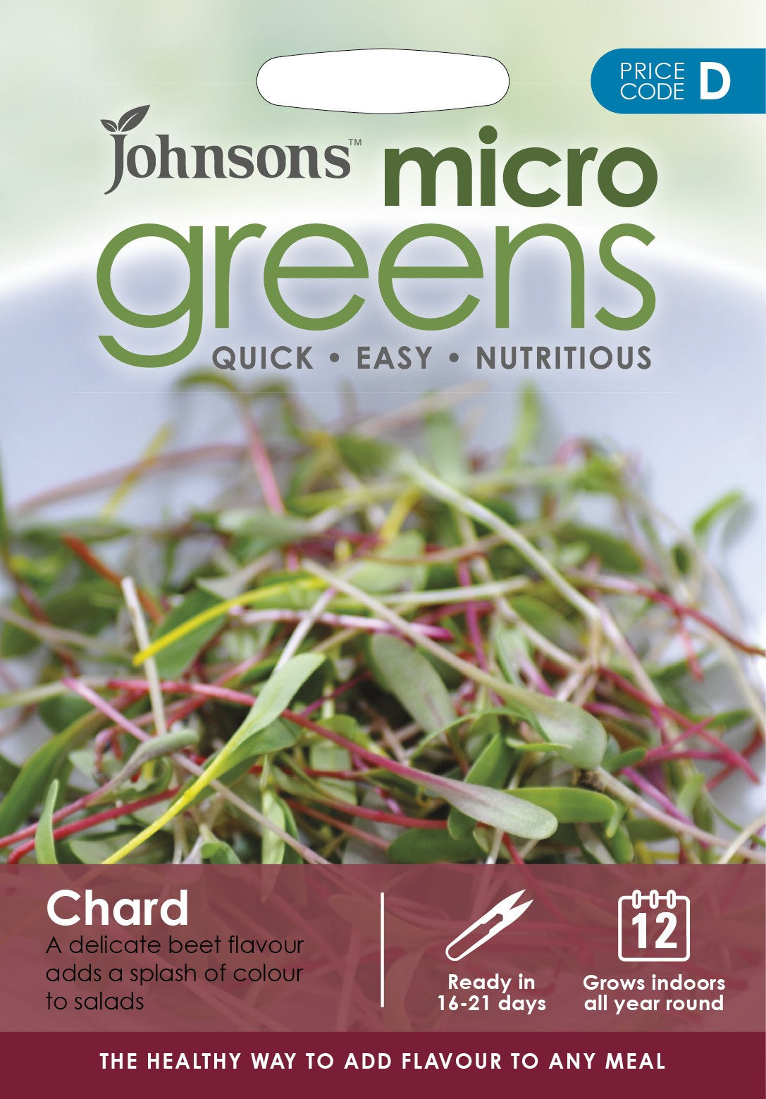 Microgreens Mangold Chard 'Bright Lights'