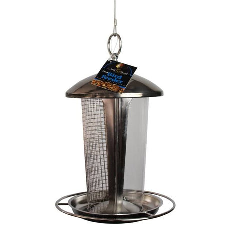 CARE-Bird Foderautomat 'Dual' - Silver