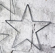 Spalje 45x45cm stjärna