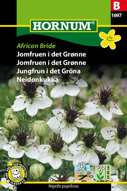 Jungfrun i det Gröna 'African Bride' frö