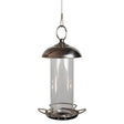 CARE-Bird Foderautomat till frö Mini 19,5cm - Silver
