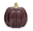 Keramik pumpa 'Fenja' Aubergine L - Rund