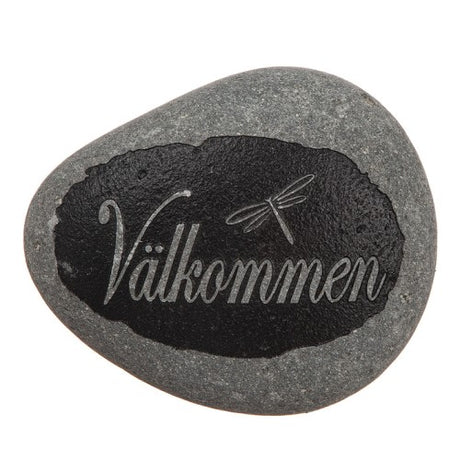 Sten 'Välkommen' med Trollslända