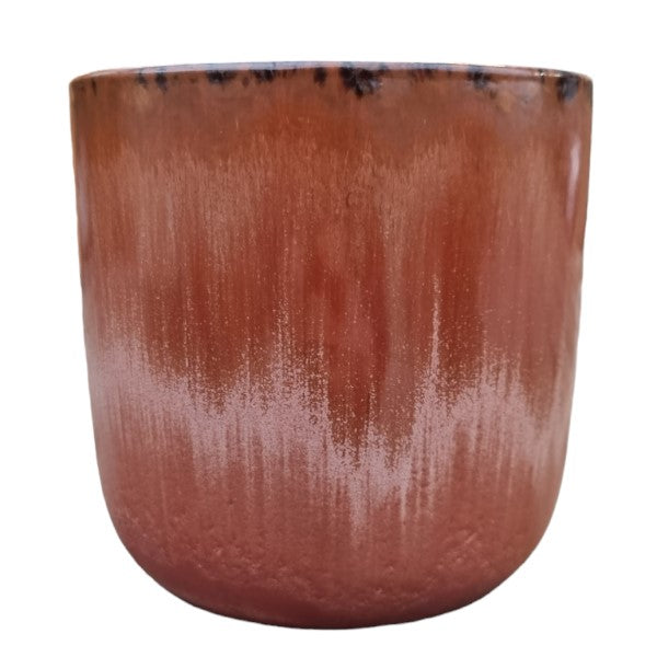 Kruka 'Almeida' Burnt Coral 14x14cm