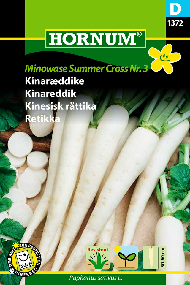 Kinesisk rättika 'Summer Cross' F1 frö