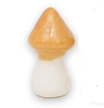 Keramiksvamp Mini 'Happy' Gul H4cm