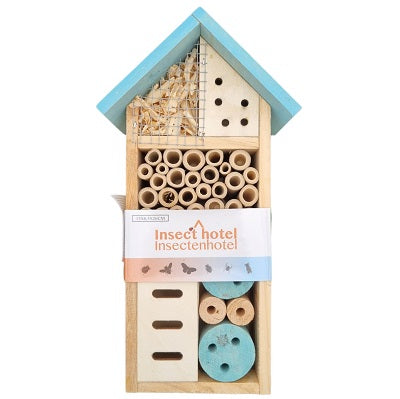 Insektshotell 'Hotel' Blå - 26cm