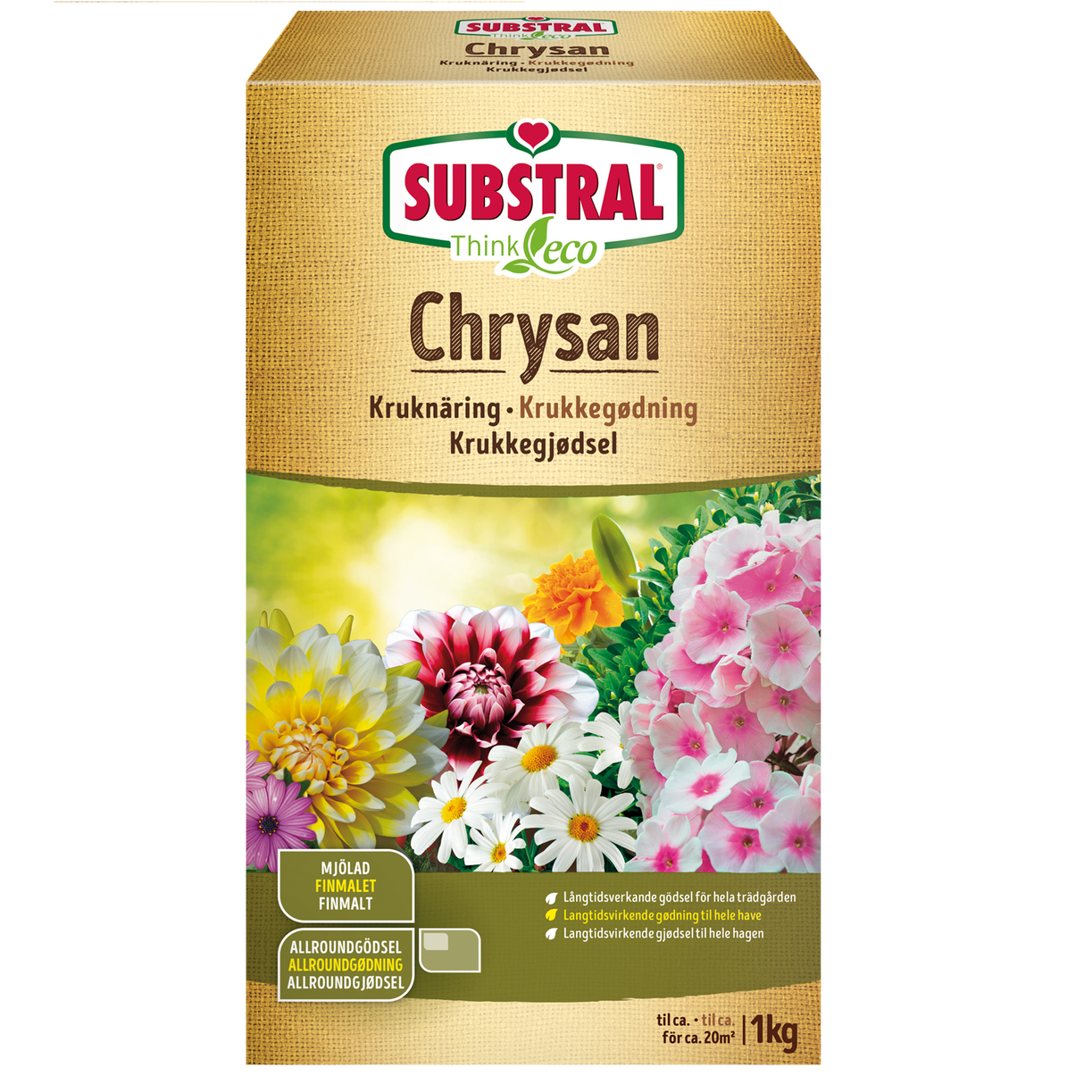 Substral Trädgårdsgödsel 'Chrysan' 1 kg