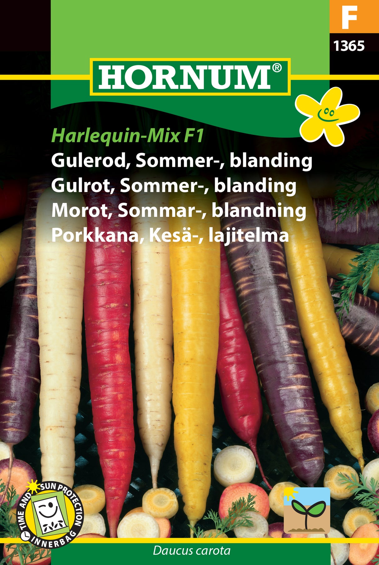 Sommarmorot 'Harlequin mix' F1 frö