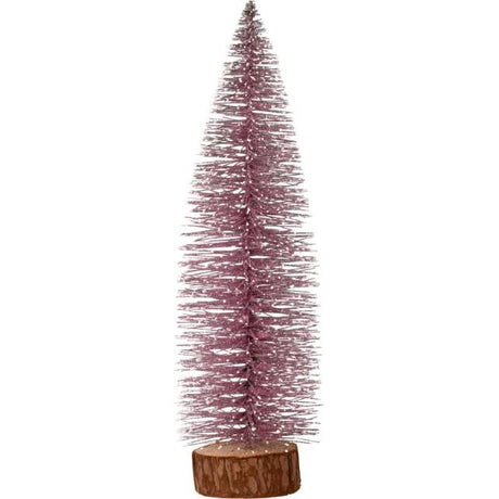 Xmas Deco Julgran 'Glitter' 35cm Rosé