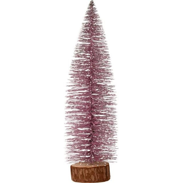 Xmas Deco Julgran 'Glitter' 35cm Rosé