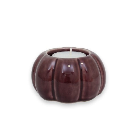 Ljuslykta Pumpa 'Fenja' Aubergine