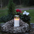 Gravljus Serene vitt LED H13,5cm Long Life