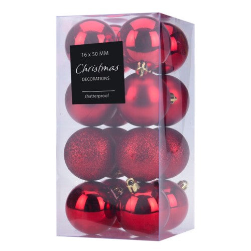 Xmas Julgranskula 5cm Rödmix