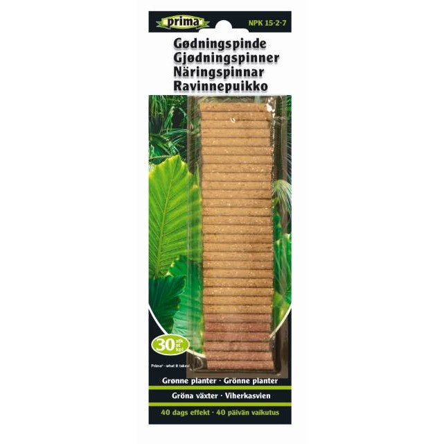PRIMA Näringspinnar för Gröna växter 30st