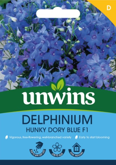 Riddarsporre 'Hunky Dory Blue' F1